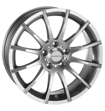 pneumatiky - 7.5x17 5x108 ET47 Ecanto E-110 silber dark shadow silber Lehk nkladn automobil v zime Rfky / Alu Zvedac pomucky + dolaru auta v zime velkoobchod s pneumatikami