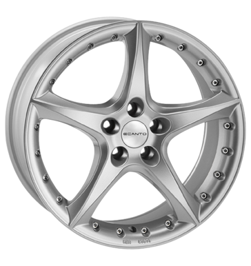 pneumatiky - 8.5x18 5x114.3 ET40 Ecanto E-111 silber silber auto Rfky / Alu Motocykly a motocyklov dly Mutec pneumatiky