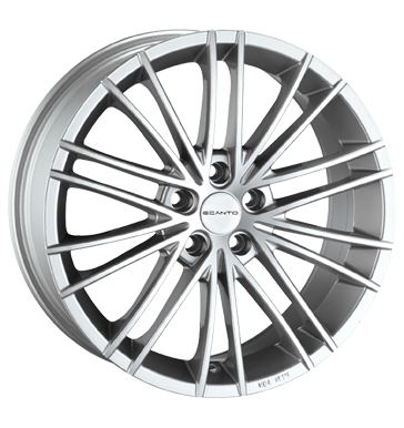 pneumatiky - 8x19 5x112 ET35 Ecanto E-116 silber silber poliert zvedk Rfky / Alu BRABUS nstroj ventil b2b pneu