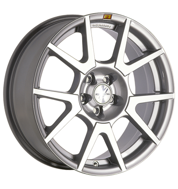 pneumatiky - 7x17 5x110 ET42 Fondmetal 6700 silber silber lackiert BAY Kola Rfky / Alu sportovn KOLA Motorsport b2b pneu