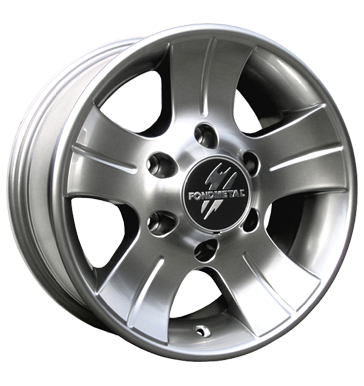 pneumatiky - 7x15 6x139.7 ET0 Fondmetal 7100 silber silver Kombinzy / kombinace Rfky / Alu Parka auta v zime pneus