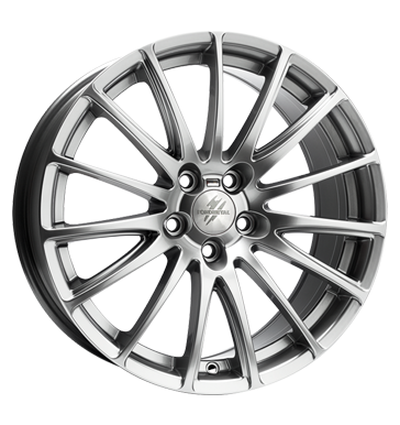 pneumatiky - 7x17 4x98 ET38 Fondmetal 7800 silber shiny silver Rim luzka (nhradn dly) Rfky / Alu kola z lehkch slitin Chrome Parts Hlinkov disky