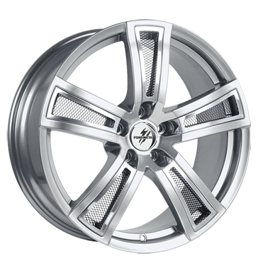 pneumatiky - 8x18 5x108 ET45 Fondmetal TECH6 silber shiny silber mit Chrom Einsätzen AUDI Rfky / Alu ADVANTI hyundai Hlinkov disky