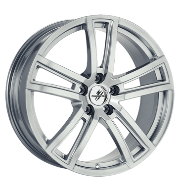 pneumatiky - 8x18 5x114.3 ET48 Fondmetal TECH6 silber shiny silber prslusenstv Rfky / Alu polomer Offroad Wintergreen trziste