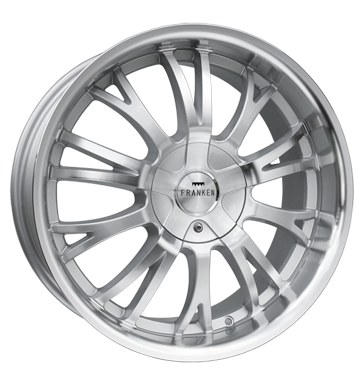 pneumatiky - 9.5x19 5x108 ET35 Frankenrder Naila silber silber poliert Offroad cel rok od 17,5 