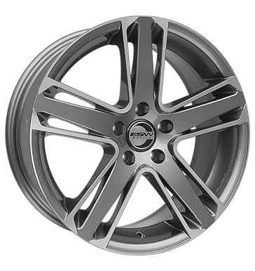 pneumatiky - 8x18 5x112 ET35 FSW Nardo 08 silber titanium glänzend silberpol. zemn prce Rfky / Alu vstrazn trojhelnky Speedline pneumatiky