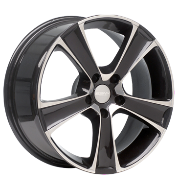 pneumatiky - 7.5x17 5x112 ET35 FSW Nero 01 schwarz schwarz glänzend-silber pol. Auto sklo Tool Rfky / Alu Wheelworld Alustar trhovisko