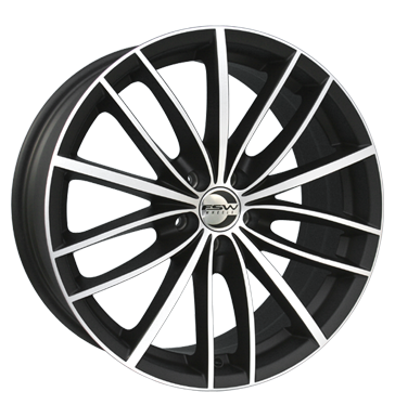 pneumatiky - 7x17 5x100 ET38 FSW Novaro 01 silber schwarz-silber matt BAY Kola Rfky / Alu kmh-Wheels ostatn pneumatiky