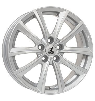 pneumatiky - 8x18 5x130 ET53 itWheels Elena silber silber glänzend mastek Rfky / Alu dly na nkladn auta centrovn disky