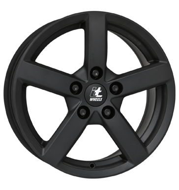 pneumatiky - 7x17 5x108 ET50 itWheels Eros schwarz schwarz matt magma Rfky / Alu Oldtimer dly bocn parapet Velkoobchod