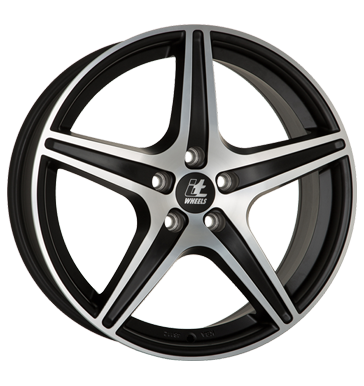 pneumatiky - 8.5x20 5x114.3 ET38 itWheels Gabriella schwarz matt black polished Toora Rfky / Alu Stresn nosic + stresn boxy nemrznouc smes pneu b2b