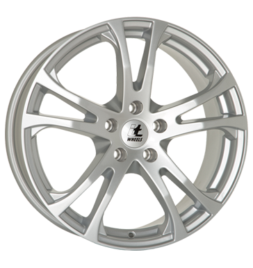 pneumatiky - 7.5x17 5x108 ET45 itWheels Michelle silber silber lackiert telo Rfky / Alu mikiny Hamann b2b pneu