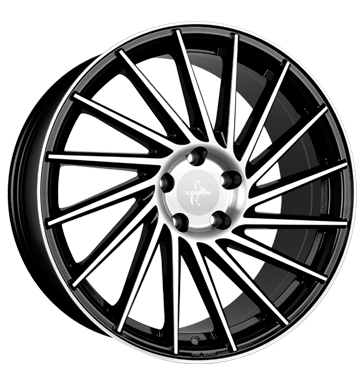 pneumatiky - 9.5x19 5x120 ET35 Keskin KT17 Hurricane schwarz black front polish kalhoty Rfky / Alu Lehk nkladn automobil v zime hardtops disky