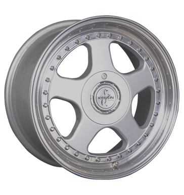 pneumatiky - 10x17 4x100 ET30 Keskin KT1 Klassik silber silber poliert Hlinkov kola s pneumatikami Rfky / Alu pce o pneumatiky Offroad Mud Terrain Predaj pneumatk