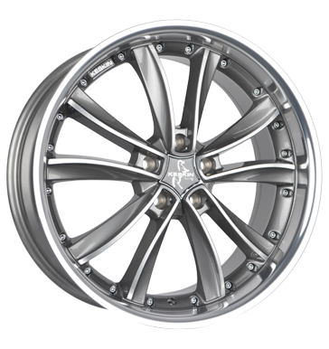 pneumatiky - 8.5x20 5x112 ET30 Keskin KT13 Friday silber palladium front polish steel lip mitsubishi Rfky / Alu XTRA Leichtkraftrad dly Autodlna