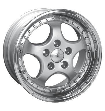 pneumatiky - 8.5x18 5x130 ET52 Keskin KT2 Cup silber silber poliert nhradn dly auto trailer Rfky / Alu Tricka Axxium Velkoobchod