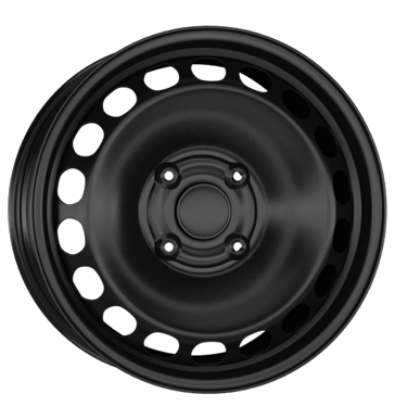 pneumatiky - 4.5x14 4x100 ET35 Kronprinz Stahl schwarz schwarz lackiert odpadn olej Kola / ocel Momo MPT pneumatiky