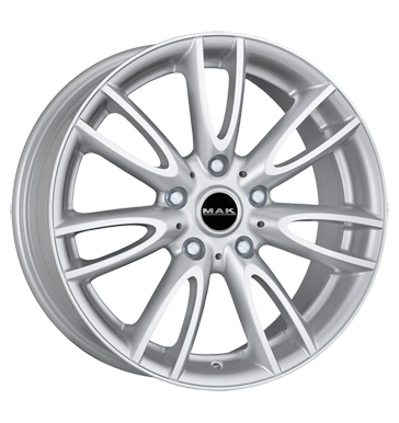 pneumatiky - 7x18 5x112 ET54 MAK Jackie W silber silver letadlo Rfky / Alu Rim luzka (nhradn dly) Lehk nkladn auto Winter od 17,5 