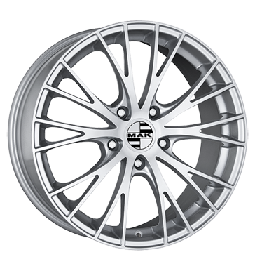 pneumatiky - 8.5x20 5x114.3 ET40 MAK Rennen silber silver MERCEDES BENZ Rfky / Alu GMP Italia Rucn merc prstroje + test disky