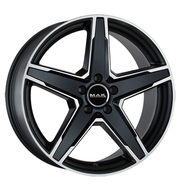 pneumatiky - 7.5x18 5x112 ET48 MAK Stern Italia schwarz ice black Kerscher Rfky / Alu Artec Auto-Tuning + styling Predaj pneumatk