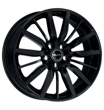 pneumatiky - 9.5x20 5x120 ET53 MAK Barbury schwarz gloss black Elektrick Rfky / Alu Offroad Wintergreen palivo disky