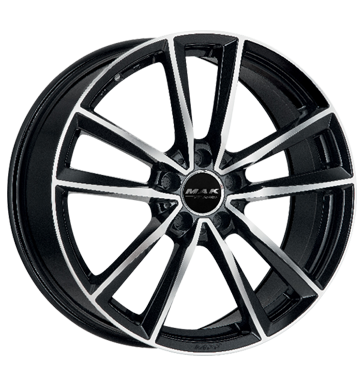 pneumatiky - 7.5x18 5x112 ET42 MAK Bremen FF schwarz black mirror AUDI Rfky / Alu AUTEC Artec Prodejce pneumatk