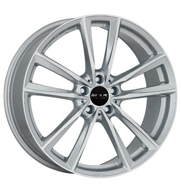 pneumatiky - 7.5x17 5x112 ET43 MAK Bremen FF silber silver CARLSSON Rfky / Alu npis dly na nkladn auta disky