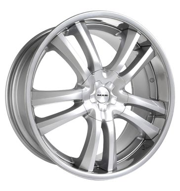 pneumatiky - 9x20 5x120 ET50 MAK Canyon silber hyper silver steel lip projektzwo Rfky / Alu nepromokav odev trkolka Part pneus