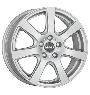 pneumatiky - 7x17 5x115 ET41 MAK Dolomiti T silber silver prslusenstv Rfky / Alu Offroad letn speciln nstroj Hlinkov disky