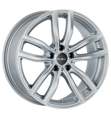 pneumatiky - 9.5x19 5x120 ET46 MAK Fahr silber silver Offroad Zimn 17.5 