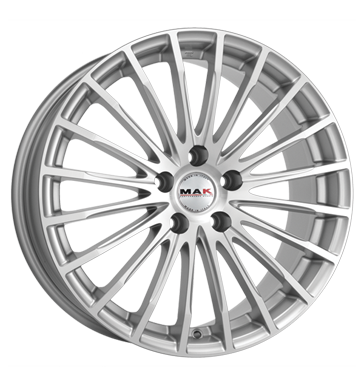 pneumatiky - 7.5x17 5x112 ET50 MAK Fatale silber silver Pestovn Car + zsoby jsou Rfky / Alu Cel rok vuz ostatn pneu