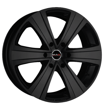 pneumatiky - 7.5x17 6x139.7 ET40 MAK Fuoco schwarz mat black AUDI Rfky / Alu Keskin STIL AUTO pneus