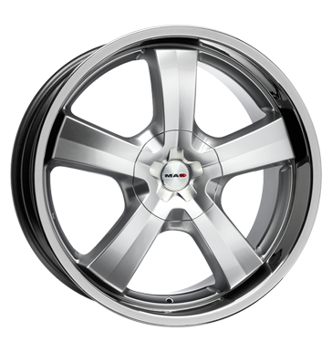 pneumatiky - 10x22 6x115 ET30 MAK G-Five silber hyper silver steel lip magma Rfky / Alu Hamann tdenn pneumatiky