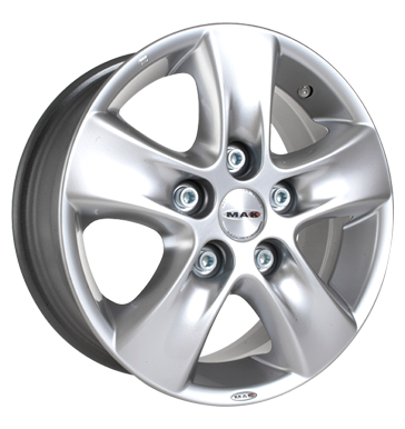 pneumatiky - 6.5x15 5x130 ET50 MAK HD! silber hyper silver designov antny Rfky / Alu snehov retezy Cepice a klobouky pneu b2b