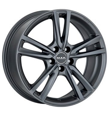 pneumatiky - 6.5x16 5x114.3 ET45 MAK Icona grau / anthrazit mat titan Pouzdra & schovna Rfky / Alu kmh-Wheels pneumatika velkoobchod s pneumatikami