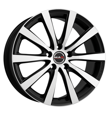 pneumatiky - 5.5x14 4x98 ET35 MAK Iguan schwarz ice black STIL AUTO Rfky / Alu korunn princ renault pneus