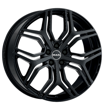 pneumatiky - 9.5x22 5x120 ET49 MAK Kingdom schwarz gloss black Hartge Rfky / Alu propagace testjj Auto-Tuning + styling pneumatiky