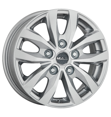 pneumatiky - 6.5x16 5x130 ET50 MAK Load 5 silber silver GS-Wheels Rfky / Alu Flip zvaz ZENDER pneumatiky