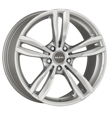 pneumatiky - 7.5x17 5x112 ET27 MAK Luft silber silver koncovky Rfky / Alu extender ventil / drzk CARLSSON pneumatiky