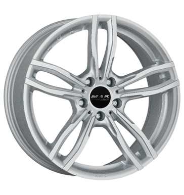 pneumatiky - 8x17 5x120 ET48 MAK Luft FF silber silver osvetlen Rfky / Alu motocykl Cross csti tela Predaj pneumatk