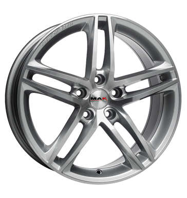 pneumatiky - 7x16 5x112 ET42 MAK Variante silber hyper silver mirror face Offroad cel rok od 17,5 