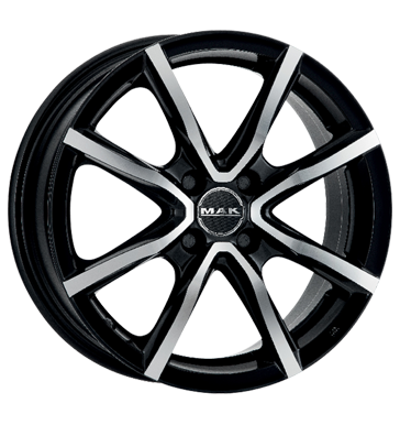 pneumatiky - 7x17 4x98 ET30 MAK Milano 4 schwarz black mirror Offroad lto od 17,5 