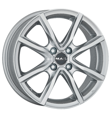 pneumatiky - 6x15 4x100 ET40 MAK Milano 4 silber silver Barracuda Rfky / Alu peugeot BRABUS trziste