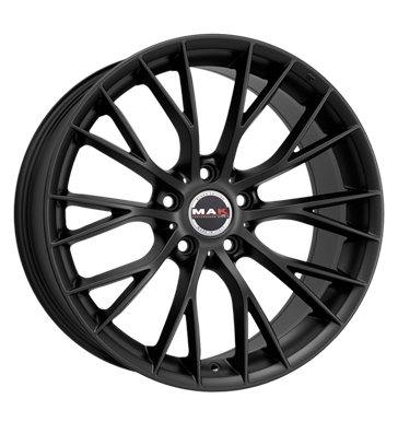 pneumatiky - 8.5x20 5x120 ET15 MAK Munchen schwarz mat black mastek Rfky / Alu Wheelworld Rucn merc prstroje + test pneu b2b