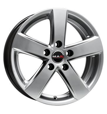 pneumatiky - 7x16 5x114.3 ET40 MAK Nova Italia silber silver Wheelworld Rfky / Alu brzdov dly Alcar pneus