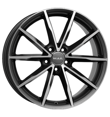 pneumatiky - 7x17 5x114.3 ET40 MAK Ringe schwarz ice black ALLESIO Rfky / Alu MILLE tesnen trhovisko