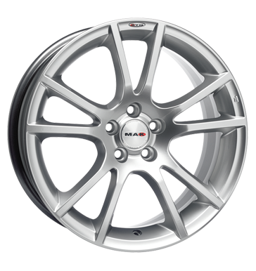 pneumatiky - 8x18 5x108 ET35 MAK Veleno silber highgloss silver exkluzivn linka Rfky / Alu csti tela Sportovn vfuky disky