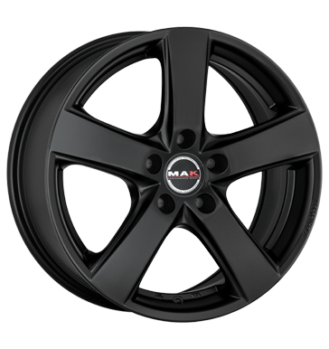 pneumatiky - 7.5x17 5x115 ET40 MAK Web schwarz mat black Mutec Rfky / Alu Reparatursaetze MB-Italia Hlinkov disky