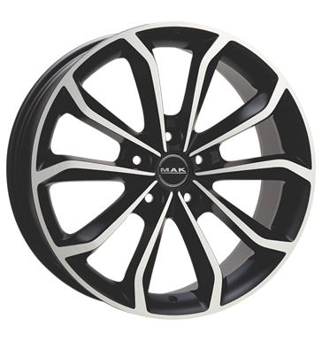 pneumatiky - 8x20 5x130 ET43 MAK Xenon schwarz ice black Stresn nosic + stresn boxy Rfky / Alu neprirazen kategorie produktu GS-Wheels pneu