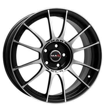 pneumatiky - 8x17 5x100 ET50 MAK XLR schwarz ice black AUTEC Rfky / Alu antny vozidel TEAM DYNAMICS pneus